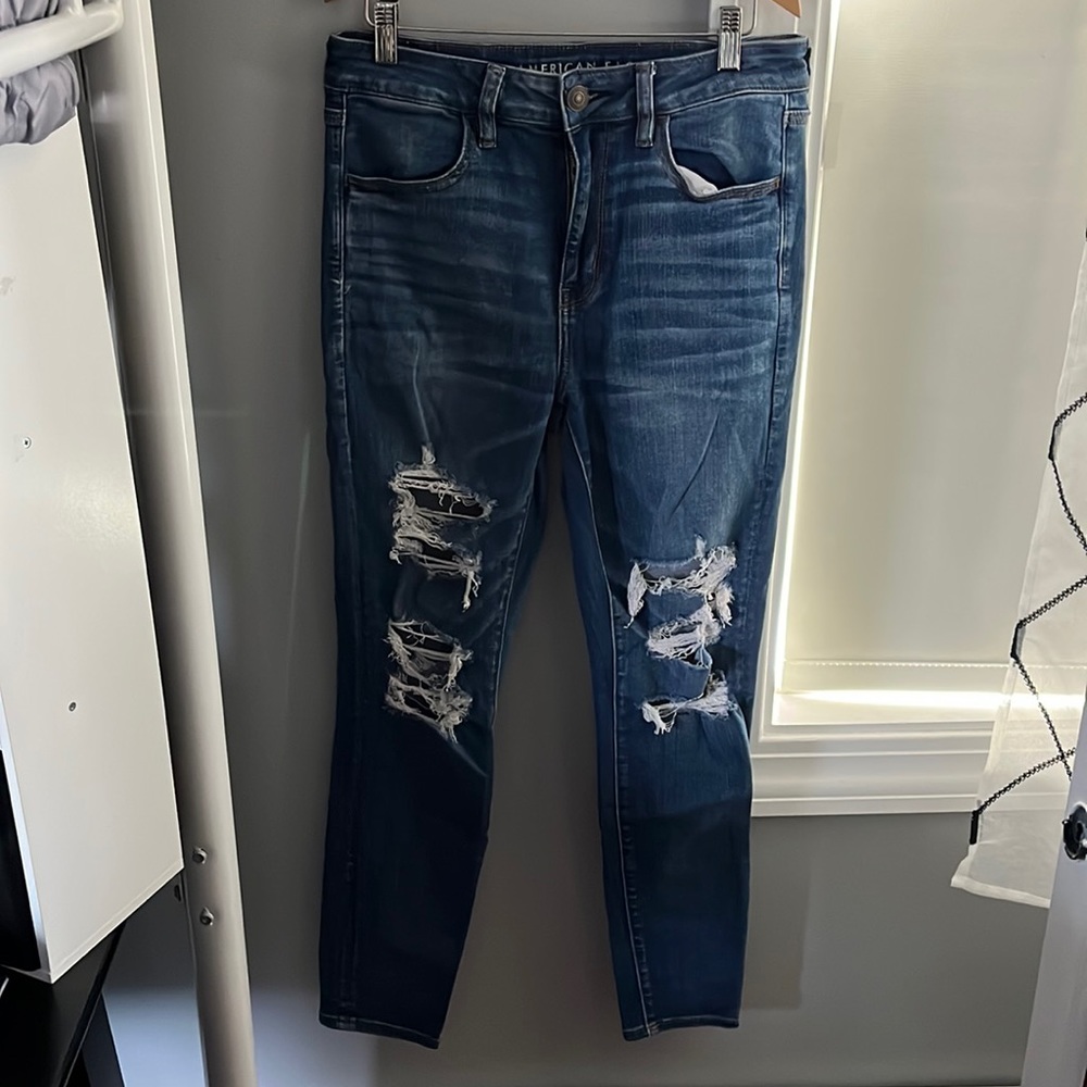 American Eagle Ripped Skinny Jeans